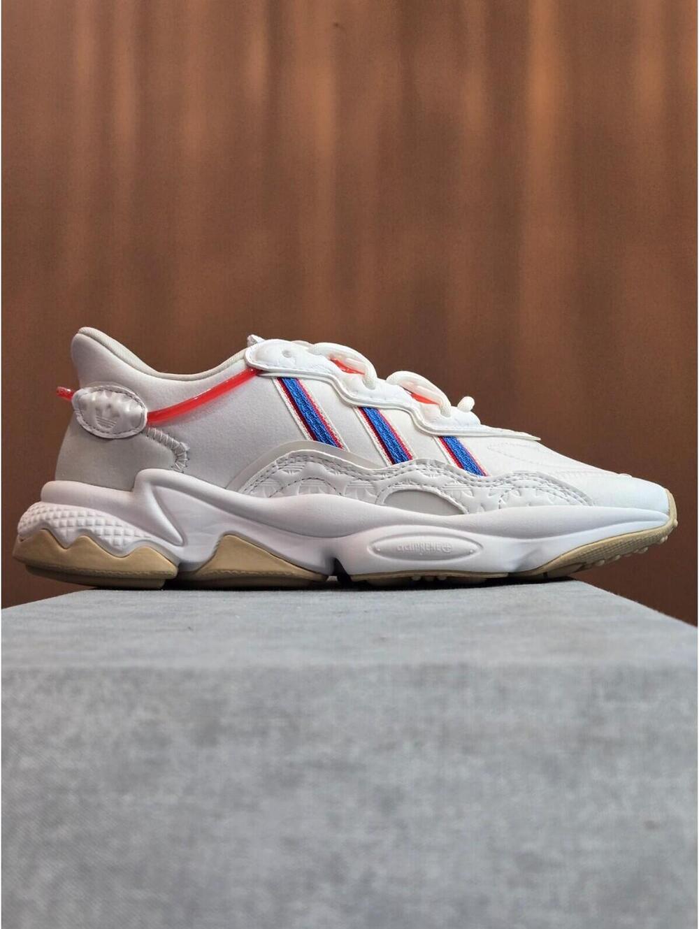 adidas Originals Ozweego - White Red Blue (ID7966) Size 5Y Women's 6 New In Box